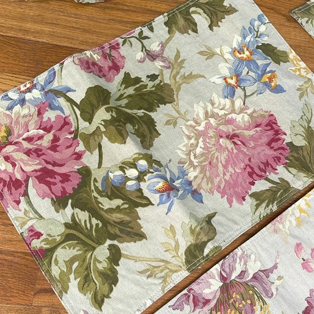 1990’s Floral Placemats | 90’s placemats